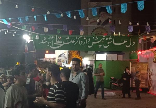 مواکب غدیری در شب وعده صادق ۳ در میدان امام خمینی + فیلم