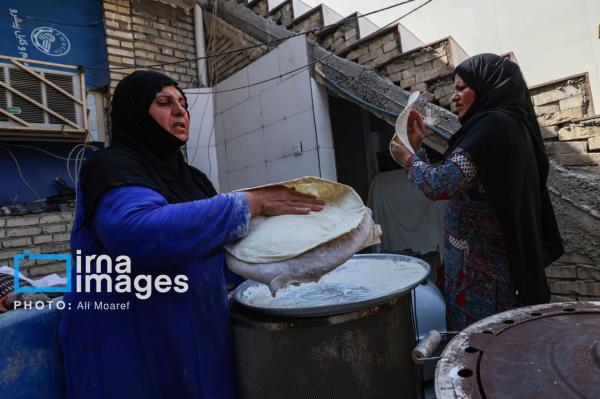 نان صلواتی عید غدیر؛ سنتی عاشقانه از بانوی نیکوکار کارونی