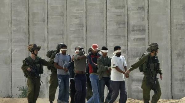 شادی اسرای فلسطینی از حملات موشکی ایران و هجوم اشغال‌گران+فیلم