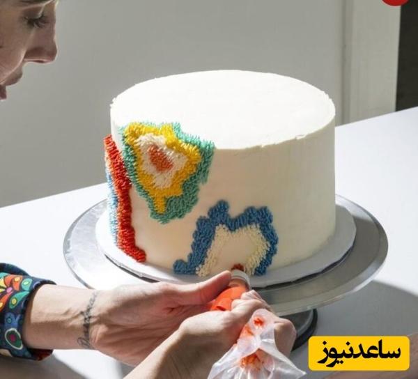 خلاقیت منحصر بفرد اوستا قناد تبریزی در طراحی کیک سه بعدی با الهام از فرش ایرانی حماسه آفرید / هنر نزد ایرانیان است و بس...