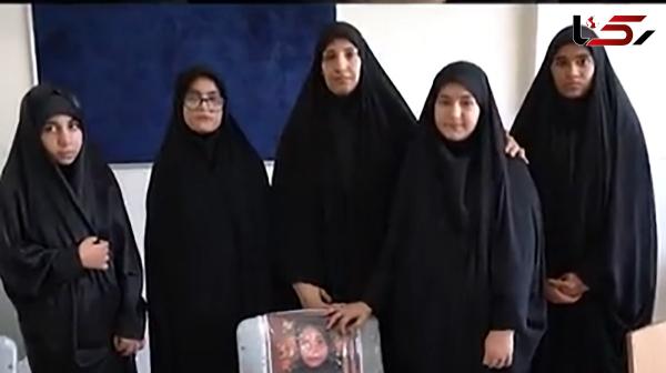  فیلم ناگفته‌هایی از ۲ دختر دانش‌آموز که با اصابت موشک در نجف‌آباد به شهادت رسیدند 