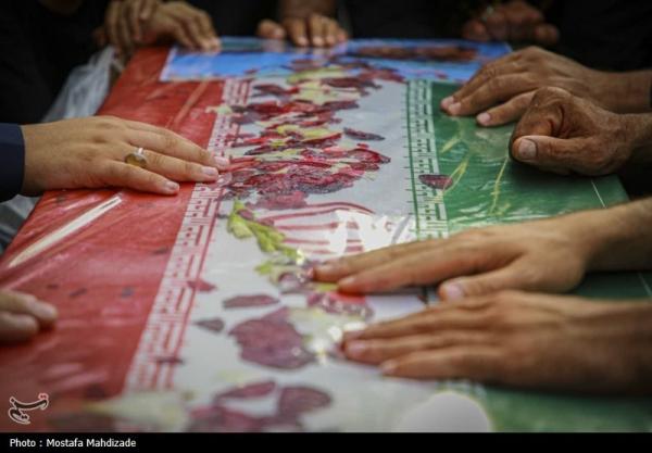 تشییع پیکر شهیدان دینوری، زمانی و کریمی در همدان
