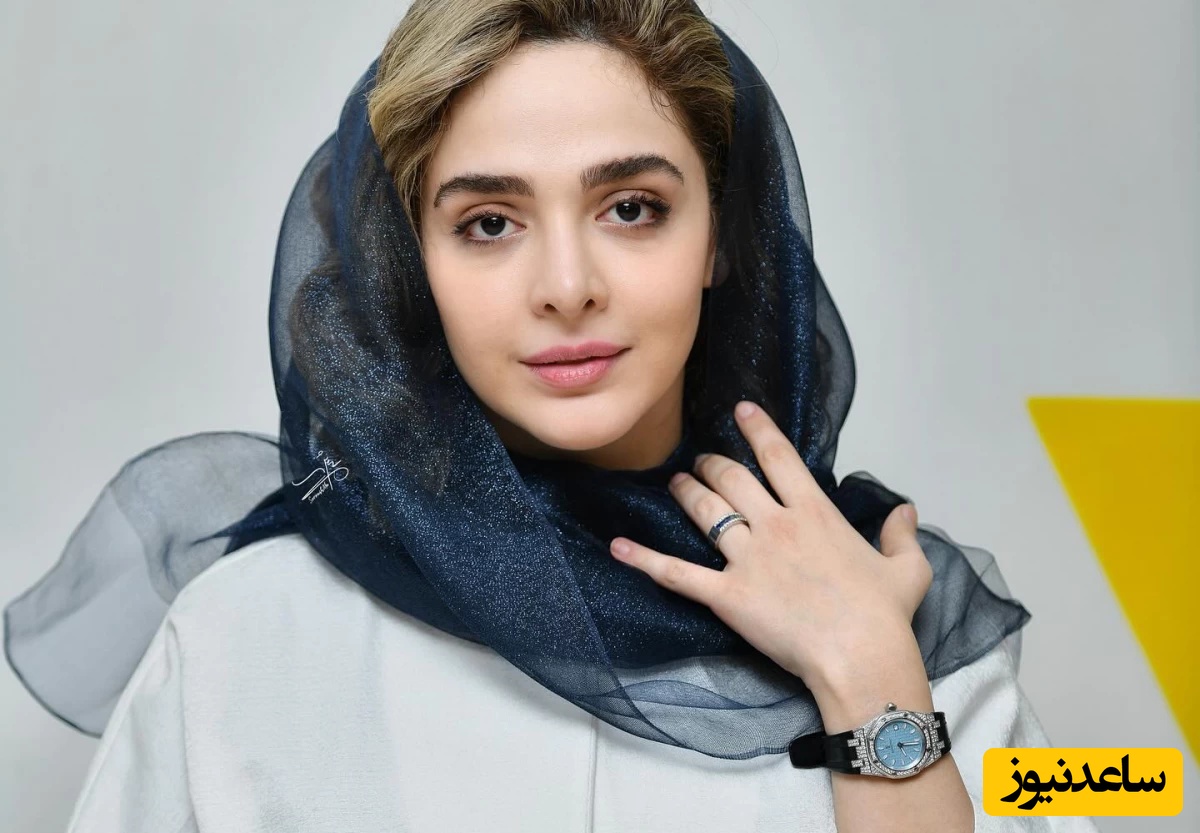 تیپ مشکی و خانمانه المیرا دهقانی/ شما فقط ظرافت چهره و زیبایی رو ببینید/ خدا چی ساخته؟!