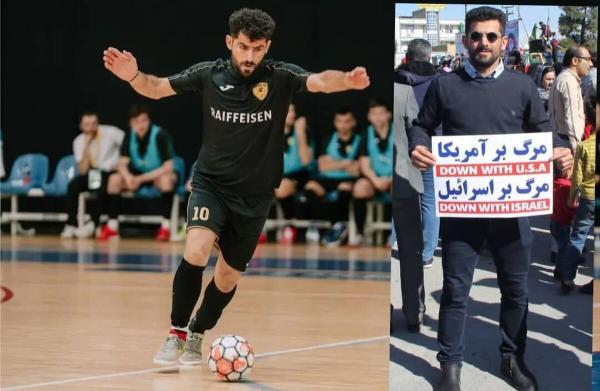  تقدیر از بازیکن شجاع تیم ملی فوتسال ناشنوایان ایران 