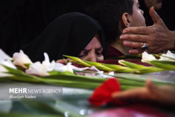 برگزاری مراسم وداع با پیکر مطهر پاسدار شهید «میلاد ملک» در شاهرود