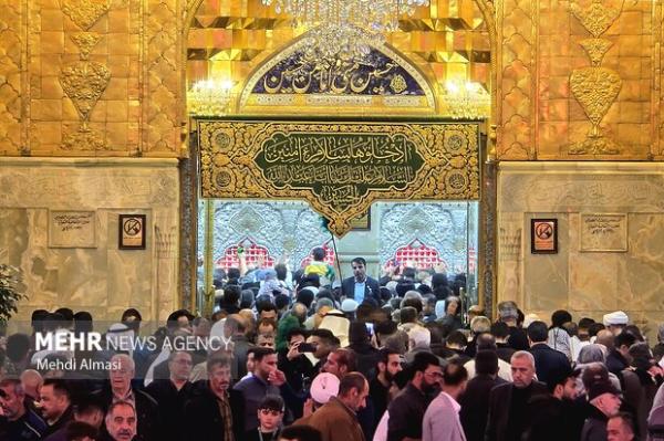 حال و هوای حرم امام حسین(ع) در روز هشتم محرم