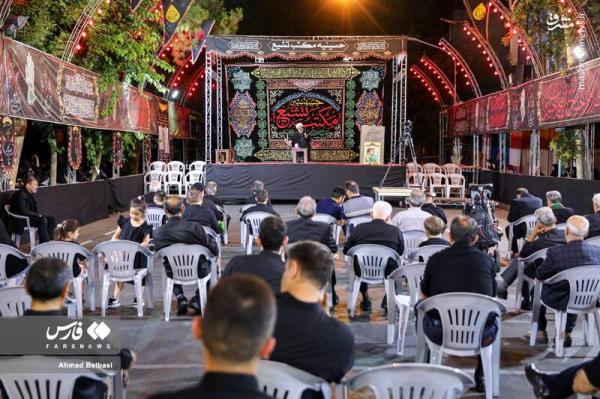 عکس/ شاه حسین گویان حسینیه مکتب تشیّع تهران