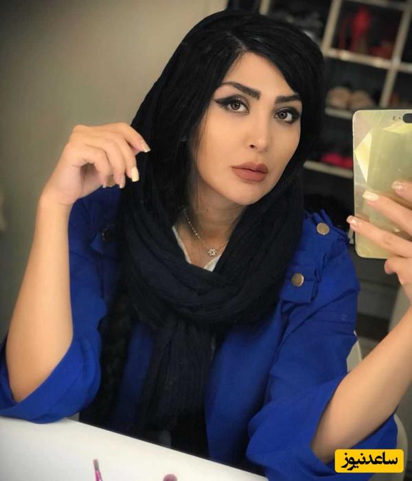 سلفی پربازدید و دیدنی از مریم معصومی در شیشه ماشین با استایل بسیار شیک و متفاوت