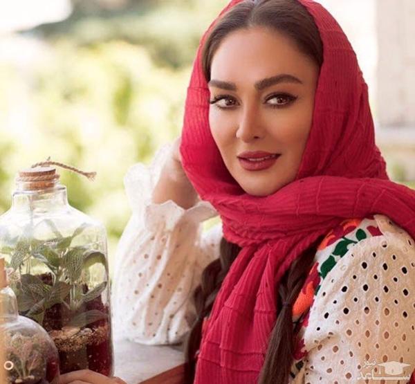 فیگور عجیب الهام حمیدی با استایل ترند زرد کره‌ای داخل ماشین لاکچری‌اش + عکس