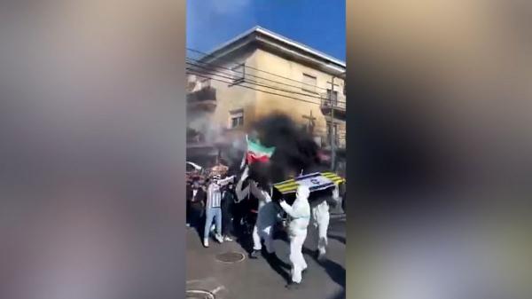  حمایت از ایران در لیگ فوتبال آرژانتین/ ویدئو 