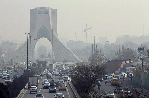 هوای تهران ناسالم است