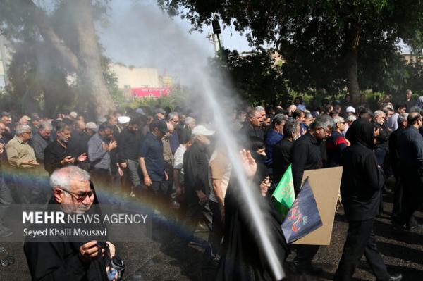 مراسم تشییع ۴شهید اقتدار ایران در شهرقدس آغاز شد
