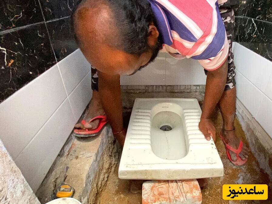 خلاقیت خنده دار پدر با احداث گلخانه در توالت خانه اش حماسه آفرید+عکس/ هنر نزد ایرانیان است و بس😂