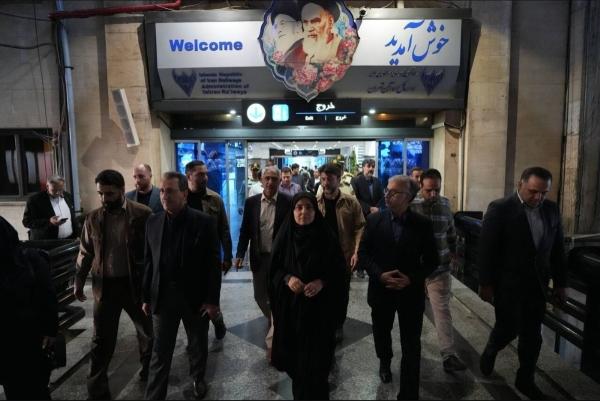  بازدید وزیر راه و شهرسازی از ایستگاه راه‌آهن تهران/ تعداد رام‌ها و واگن‌های قطار برای پاسخ به مطالبات مردم افزایش می‌یابد 