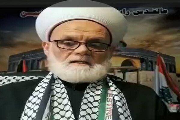 عالم سنی فلسطینی: هر کسی کنار ایران قرار نگیرد شریکِ جنایت است