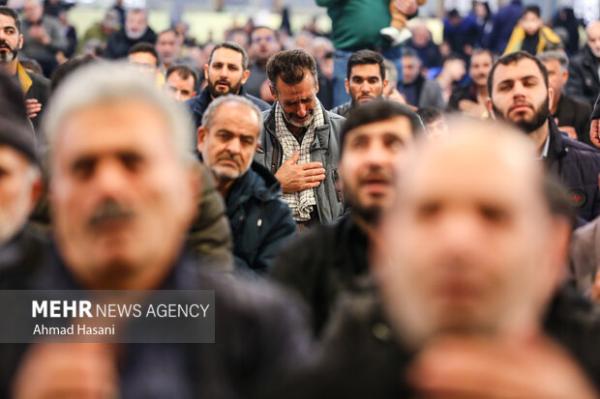 شکوه عزاداری حسینی در حرم مطهر رضوی