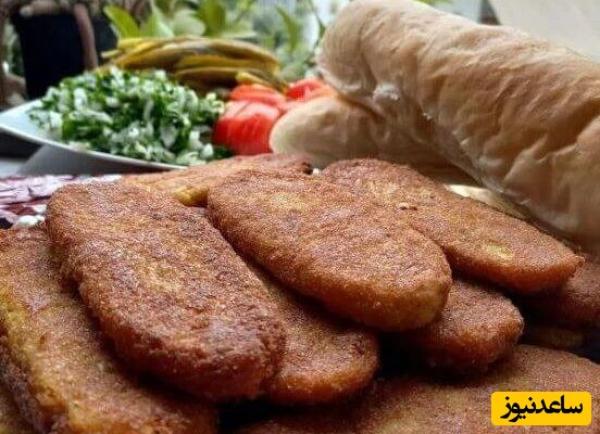 طرز تهیه کتلت خیابانی لاهیجان/+ راز خوشمزهترین کتلت ایرانی که بعد خوردنش سراغ هیچ کباب و کتلت دیگهای نمیرید👌