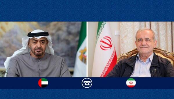 پزشکیان در گفت‌وگو با رئیس دولت امارات: "رژیم صهیونیستی همه قواعد بین‌المللی را زیر پا گذاشته است" 