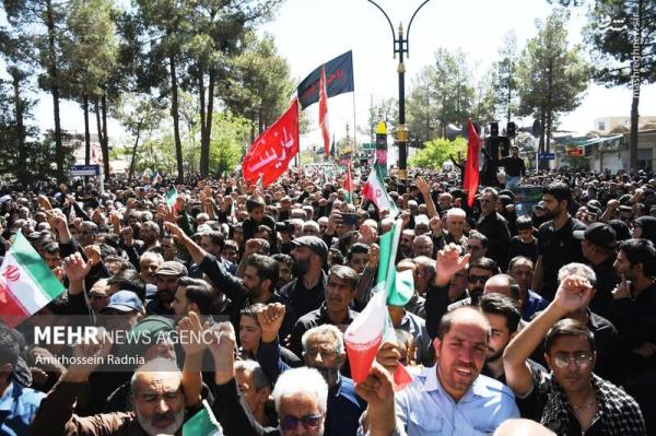 عکس/ مراسم تشییع پیکر مطهر دو شهید مدافع وطن در بیرجند