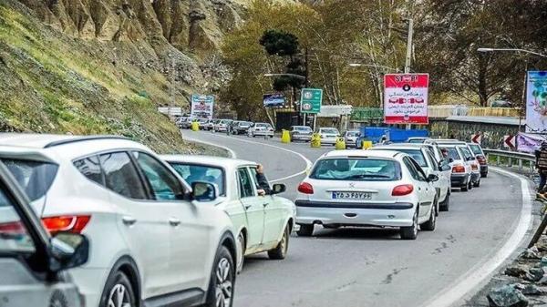 کندوان یک طرفه شد؛ ترافیک نیمه سنگین در هراز