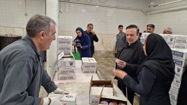 استاندار قزوین از یک واحد تولید مواد غذایی بازدید کرد 