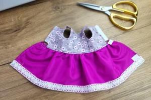 آموزش آسان دوخت لباس عروسک با خورده پارچه
