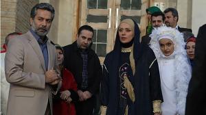 بازیگران سریال آوای باران در یک مراسم ختم