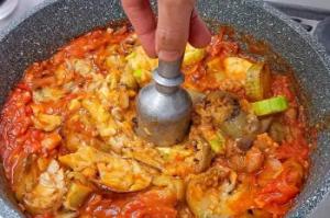 کدو و بادمجون رو اینطوری درست کن / همه انگشتاتم میخوری یک غذای ساده