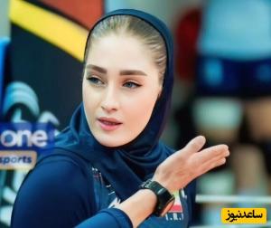 حال خوب آیتک سلامت والیبالیست چشم رنگی معروف تبریزی بر روی پل معلق رؤیایی مشگین +عکس
