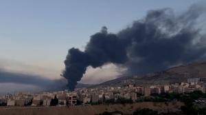 تصاویر تازه از آتش سوزی انبار نفت شهران