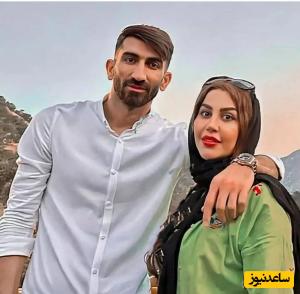 کیک تولد خاص با شکلات 3 بعدی اکرم بانو همسر علیرضا بیرانوند/ مبارکا باشه + عکس