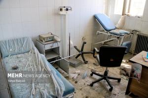 تصاویر: حمله اسرائیل به مرکز درمانی دینور کرمانشاه