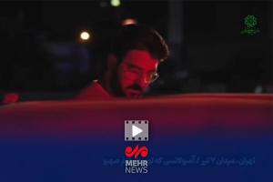 روایت حامد عسگری کنار آمبولانس سوختهی هلال احمر