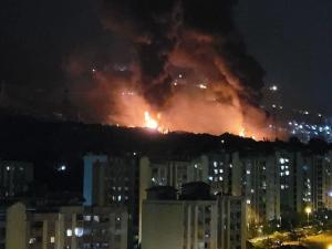 اسرائیل انبار نفت شهران را زد + عکس و جزئیات