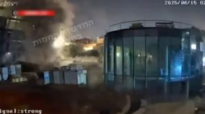  لحظه اصابت موشک‌ ایران به مرکز تحقیقاتی حساس اسرائیل 