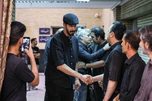 عکس/ حضور هنرمندان در مراسم ترحیم «علیرضا تنابنده»