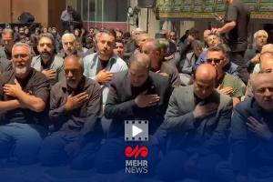 عزاداری وزیر ورزش و مسئولان فدراسیون‌ها در گرامیداشت شهدای ورزشکار