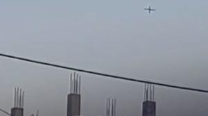 لحظه ساقط کردن پهپاد هرمس اسرائیل توسط پدافند ارتش