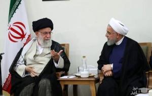   قاب مشترک حسن روحانی و رهبر انقلاب در سال ۵۸ 