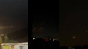 لحظات پرتاب موشک‌های ایران به سمت اسرائیل در شب دوم حمله 