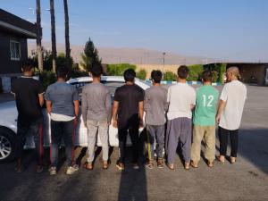 هشت نفر از اتباع خارجی غیرمجاز در محور فلارد به لردگان دستگیر شدند